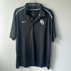 Nike shirt Baylor University size XL Gray Polo Dri fit Collegiate